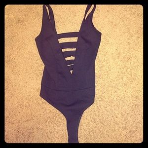 Strappy bodysuit